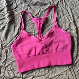 NUX Pink Sports Bra